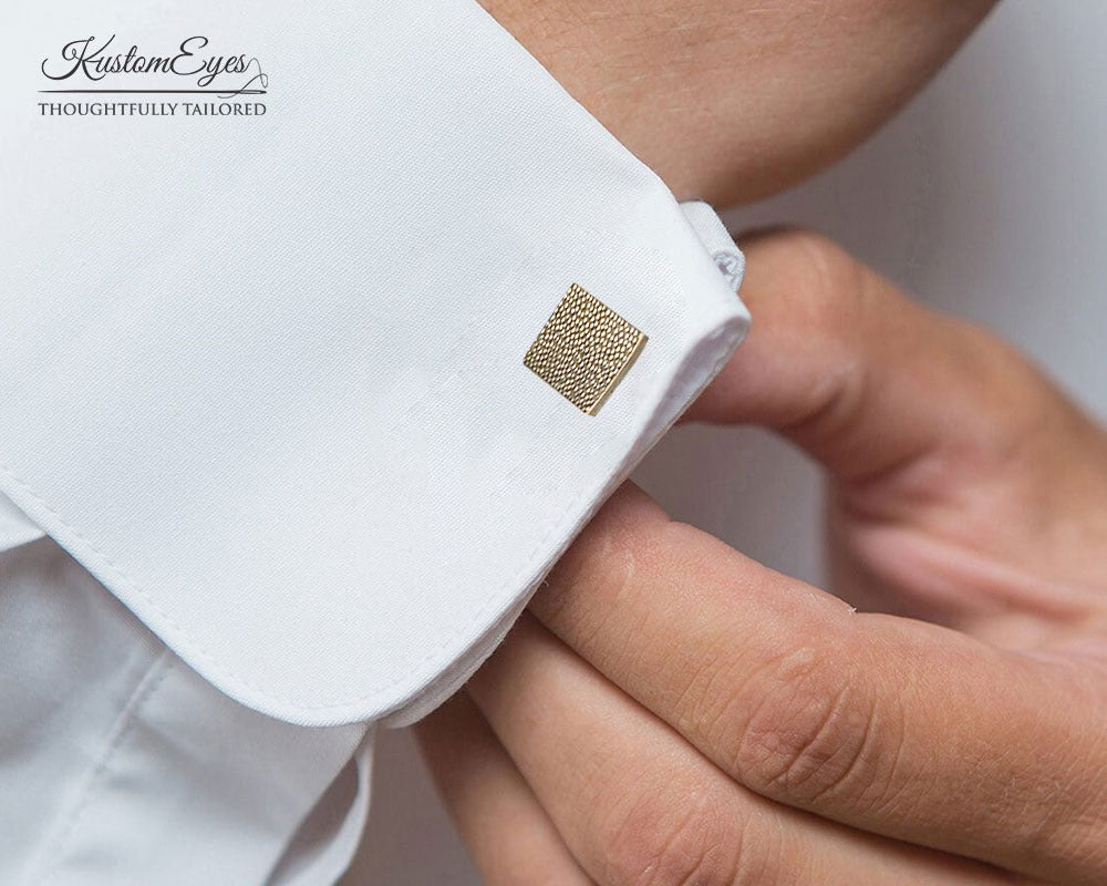 Squared Gold Cufflinks