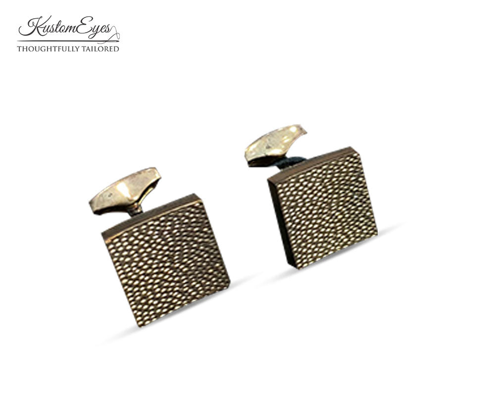 Squared Gold Cufflinks