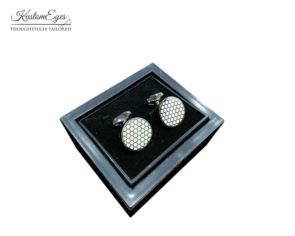 Aesthetic Hexagon Design Cufflinks