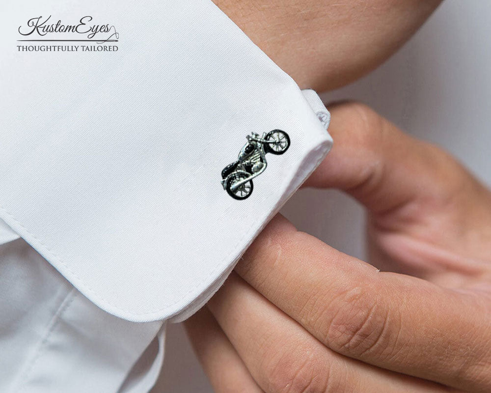 Silver-plated Royal Enfield Cufflinks