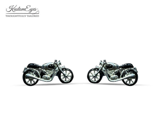 Silver-plated Royal Enfield Cufflinks