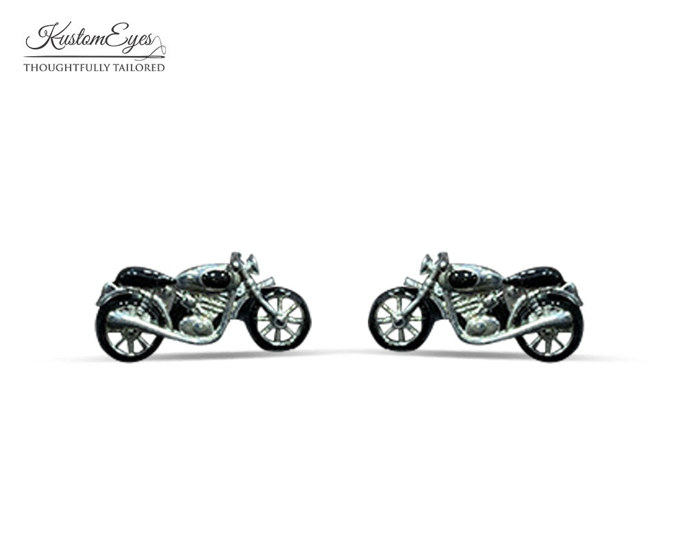 Silver-plated Royal Enfield Cufflinks