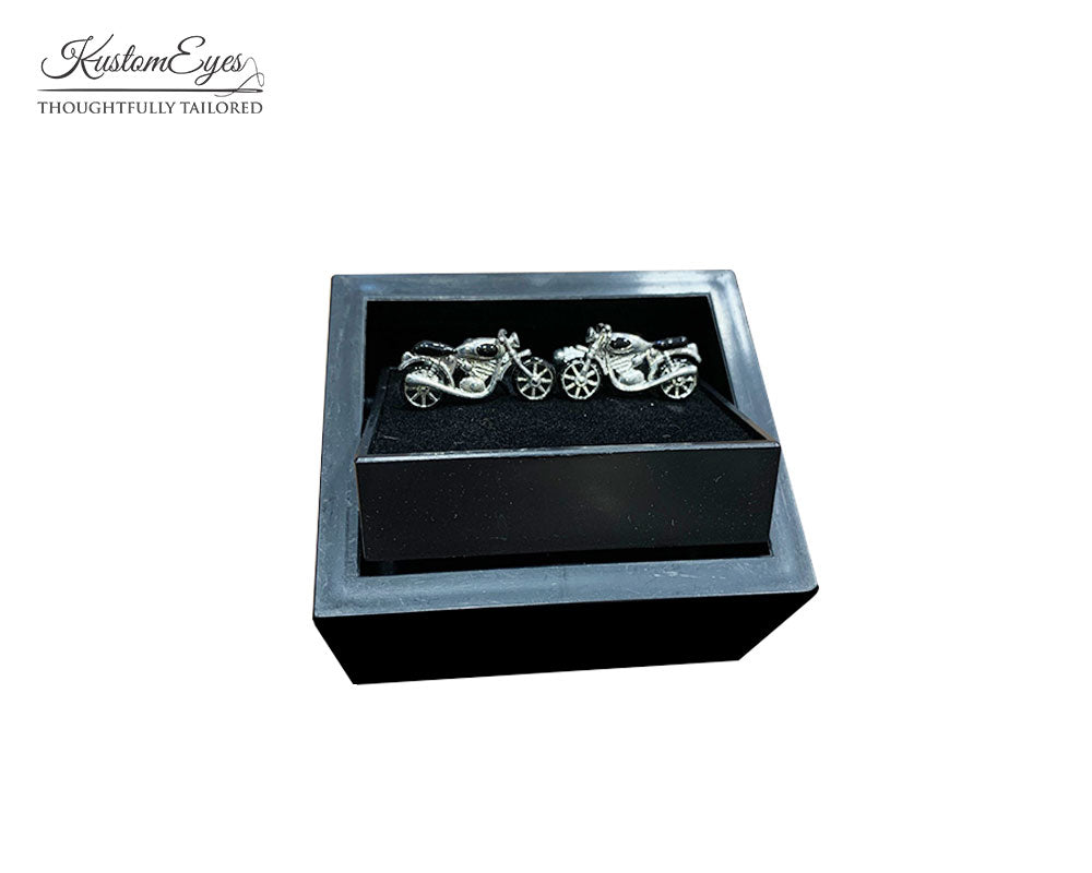 Silver-plated Royal Enfield Cufflinks